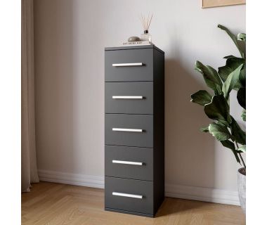 Комод 5 ящиків М-ЗОН Джеко 300 Антрацит (MZN-031018)
