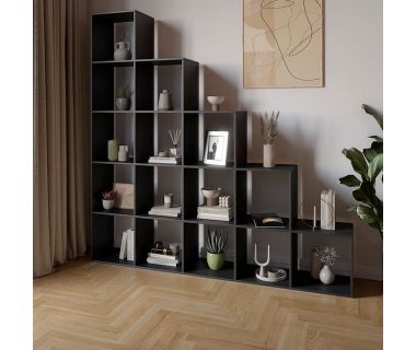 Стелаж М-ЗОН Джеко 1776 Антрацит (MZN-031009)