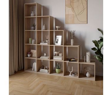 Стелаж М-ЗОН Джеко 1776 Сонома (MZN-031008)