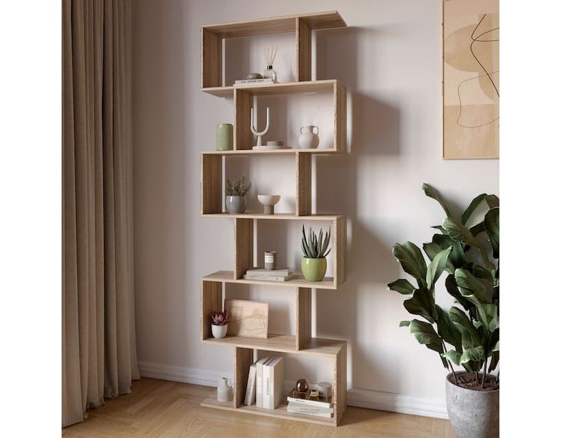 Стелаж-змейка М-ЗОН Джеко 700 Сонома (MZN-031011)