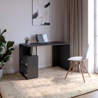 Стіл письмовий з полицями М-ЗОН Джеко 1200/3 Антрацит (MZN-031024)