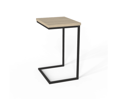 Придиванний стол Fiji Mono Черный / Сонома Придиванний стол Fiji Mono Черный / Сонома