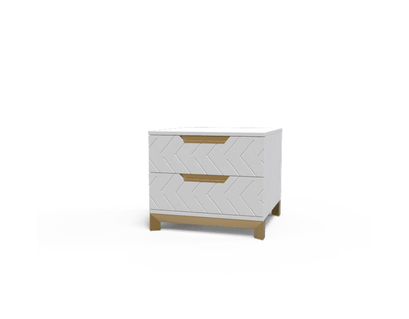 Тумба Swan Art In Head білий супермат (105120101) в інтернет магазині "Меблі Даром"