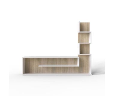 Стенка Twist Art In Head 1220x1500x266 дуб Сонома и белый 