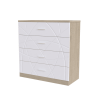 Комод Loretto Art In Head дуб сонома + білий супермат