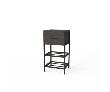 Тумба Ferrumon Art In Head чорний метал + венге Тумба Ferrumon Art In Head чорний метал + венге