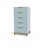 Комод 1200 Swan Art In Head блакитна лагуна