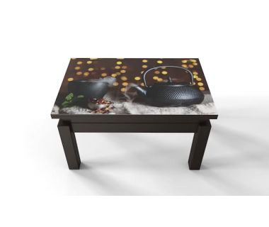 Стол-трансформер B-Fly PRINT 8 Art In Head 900x550x600 венге (101016909)