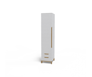 Пенал 2 Swan (левый) Art In Head белый супермат (105100201)