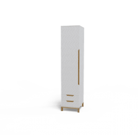 Пенал 2 Swan (левый) Art In Head белый супермат (105100201)