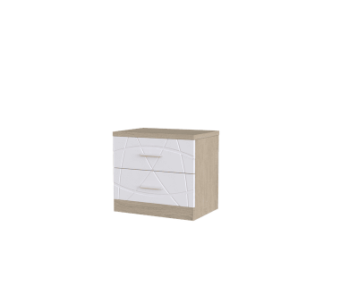 Тумба Loretto Art In Head дуб сонома + білий супермат 