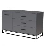 Комод 1200 Ascet Art In Head графит