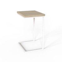 Придиванний стіл | Fiji Mono Білий/Сонома