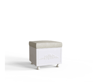 Пуф Amelie Art In Head 450x430x450 білий супермат (103090101)