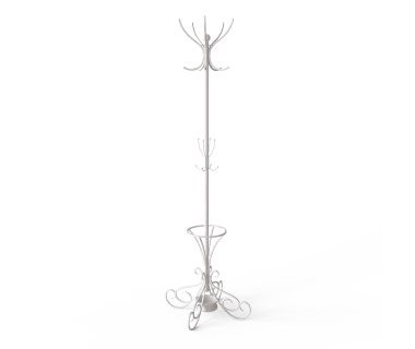 Вешалка 10 Ferrumon Art In Head белый
