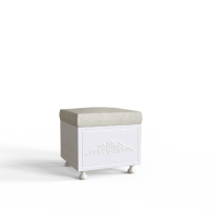 Пуф Amelie Art In Head 450x430x450 білий супермат (103090101)