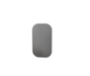 Зеркало 100 Swan Art In Head 600x1000x10 белый супермат (105040115)