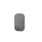 Зеркало 100 Swan Art In Head 600x1000x10 белый супермат (105040115)