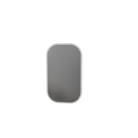 Зеркало 100 Swan Art In Head 600x1000x10 белый супермат (105040115)