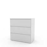 Комод 3 Light Art In Head белый