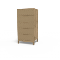 Комод 1200 Swan Art In Head каталонский желтый