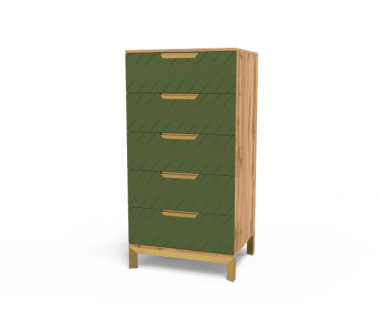 Комод 1200 Swan Art In Head балі зелений