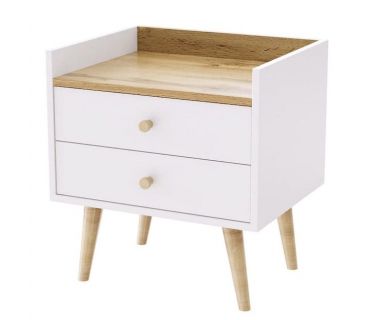 Тумба скандинавская 2 Asgard Art In Head белая