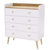 Комод скандинавський 4 Asgard Art In Head білий