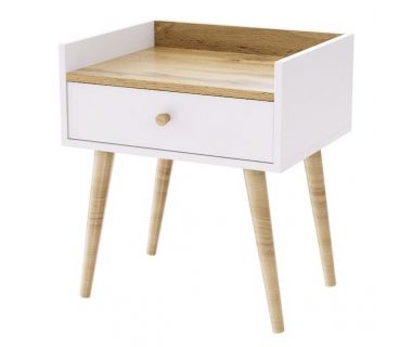 Тумба скандинавская 1 Asgard Art In Head белая