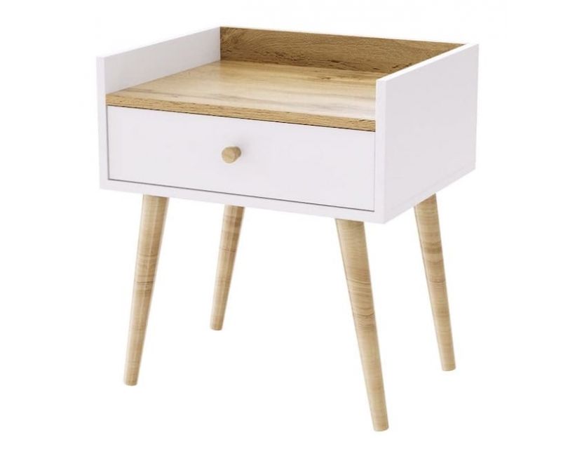 Тумба скандинавская 1 Asgard Art In Head белая