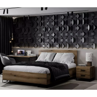 Ліжко 1,6 Ascet Art In Head дуб Евок