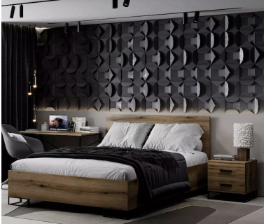 Кровать 1,6 Ascet Art In Head дуб Эвок