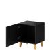 PAFOS CAMA MEBLE Тумба приліжкова (2 шт.) чорний