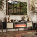 JUTA EF RTV CAMA MEBLE Тумба ТВ з електрокаміном