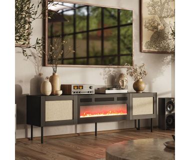 JUTA EF RTV CAMA MEBLE Тумба ТВ с электрокамином JUTA EF RTV CAMA MEBLE Тумба ТВ с электрокамином