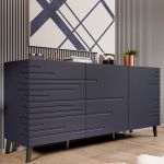 NOVA CAMA MEBLE Комод темно-синій
