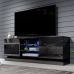 QIU 160 CAMA MEBLE Тумба ТВ черный глянец