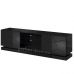 QIU 200 CAMA MEBLE Тумба ТВ чорний глянець