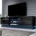 QIU 200 CAMA MEBLE Тумба ТВ чорний глянець