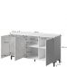 MARMO 150 3D CAMA MEBLE Комод белый/белый мрамор