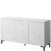 MARMO 150 3D CAMA MEBLE Комод белый/белый мрамор