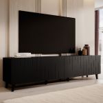 BARI 200 4D CAMA MEBLE Тумба ТВ черный