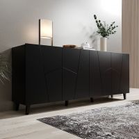 ETNA 200 4D CAMA MEBLE Комод черный