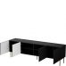 JUNGLE 190 CAMA MEBLE Тумба ТВ черный
