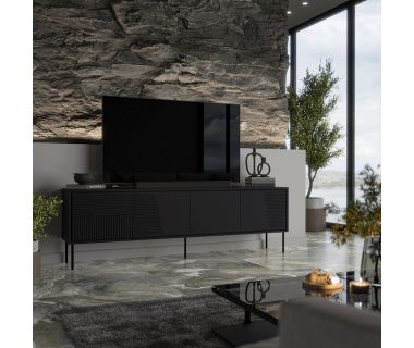 ABI 200 4D CAMA MEBLE Тумба ТВ чорний ABI 200 4D CAMA MEBLE Тумба ТВ чорний