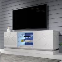 QIU 160 CAMA MEBLE Тумба ТВ белый лоск