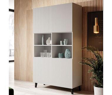 PAFOS CAMA MEBLE Стеллаж 100 4D белый