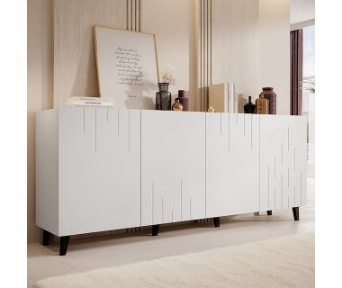 BARI 200 4D CAMA MEBLE Комод белый BARI 200 4D CAMA MEBLE Комод белый