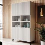 PAFOS CAMA MEBLE Стеллаж 100 4D белый