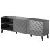 ABETO 150 CAMA MEBLE Тумба ТВ графит/графит глянец